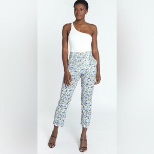 PANTS IN BLUE FLORAL